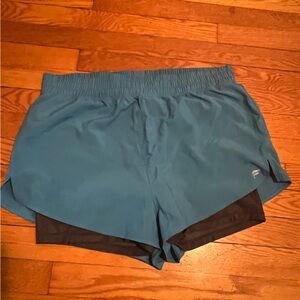 Fabletics Perforated Run 5” Shorts - bike shorts under running shorts